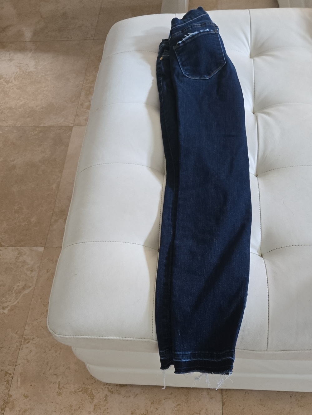 Frame Denim Dark Blue Skinny Jeans